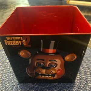 Five Nights at Freddy’s 2 (FNAF) Square Embossed Animatronic Popcorn Bucket